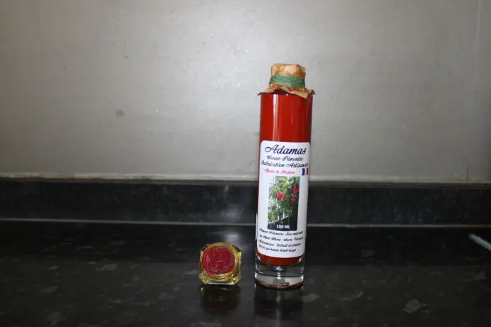 Flacon de sauce pimentée Adamas
