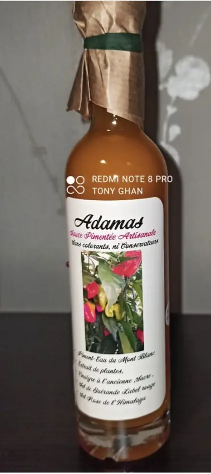 Piment jaune flacon de 50 ML